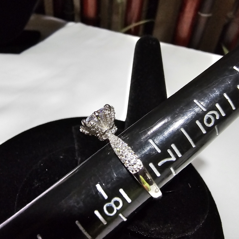 Sterling Silver Engagement Ring 💍 - Picture 12 of 16